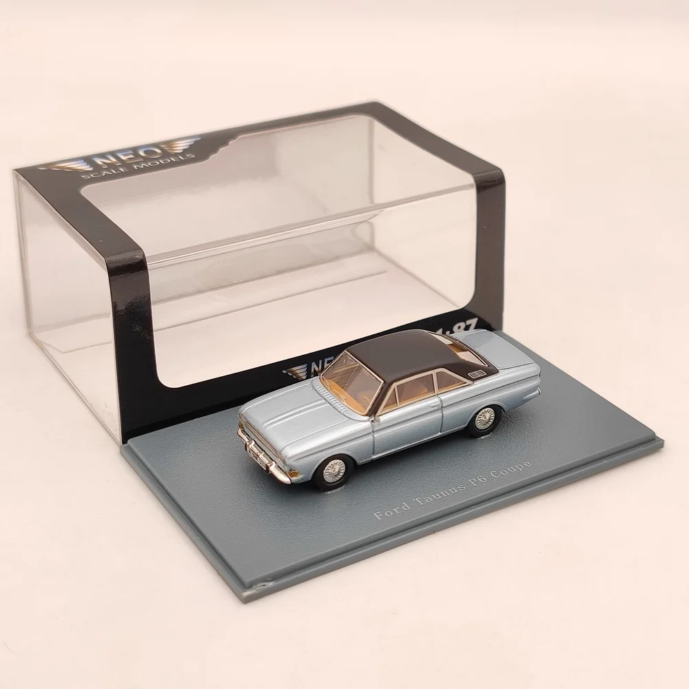 NEO SCALE MODELS Taunus P6 Coupe Blue Resin Car Limited Collection 1/87 Scale Miniature Model