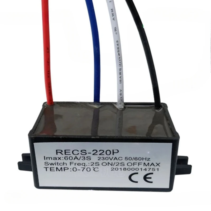 RECS-205P RECS-220P RECS-240P 30A 60A 120A 220V Electronic Centrifugal Switch Single-phase Motor Intelligent Starter