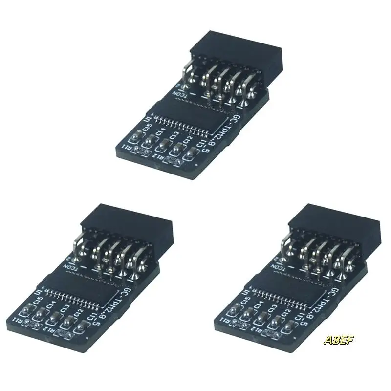 3X TPM2.0 Modul LPC 12Pin Modul mit Infineon SLB9665 Windows 11 Upgrade für Gigabyte Motherboard für GC-TPM2.0 S