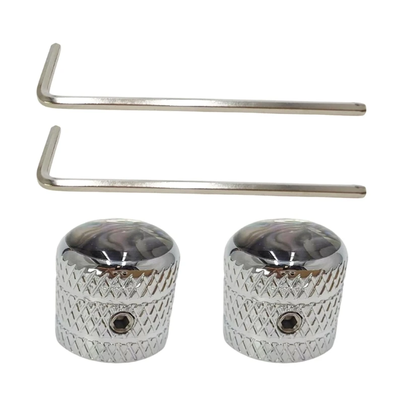 Pack of 2 Standard Guitar Knobs Potentiometer Caps Suitable for Various Models 4XBB