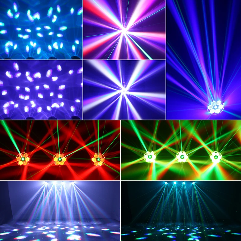 

6x15W RGBW & Laser Moving Head Light Stage Light Party Disco Bar Nightclub Concert DMX512 LED Beam effect Light Event Show