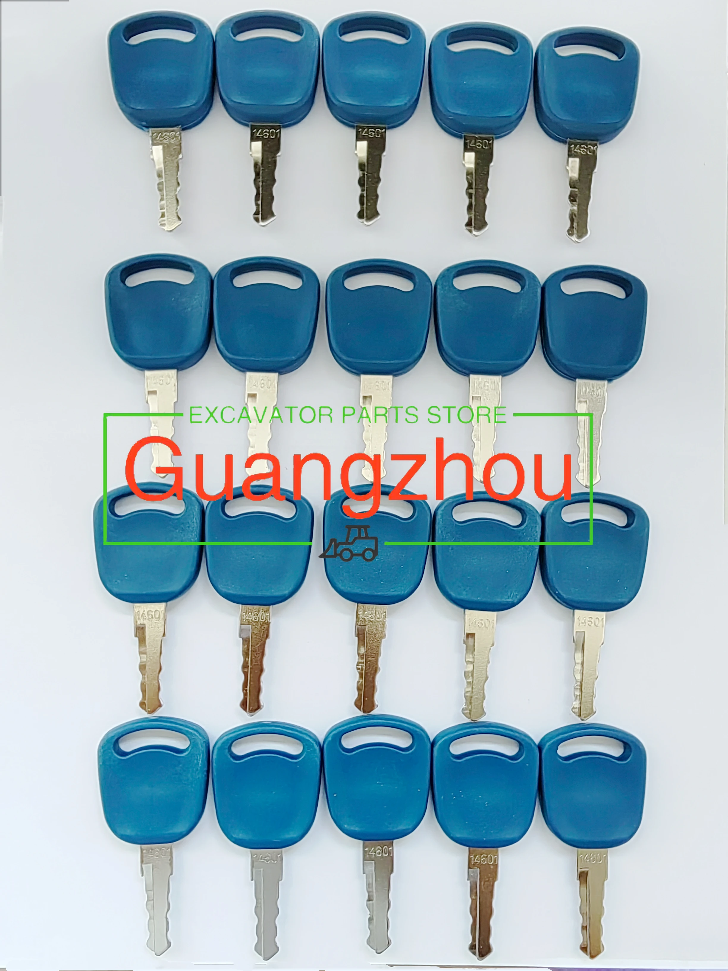 20PCS 14601 Keys 82003267 82030143 Ignition Key for Case New Holland Excavator Tractors
