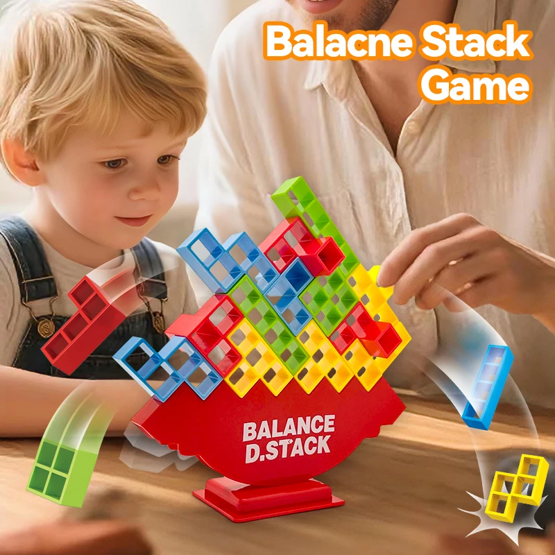 

Настольная игра Fun Balance Stacking Blocks для детей, взрослых, друзей, команда в общежитии, семейная игра, ночь и вечеринка, подарки на Хэллоуин