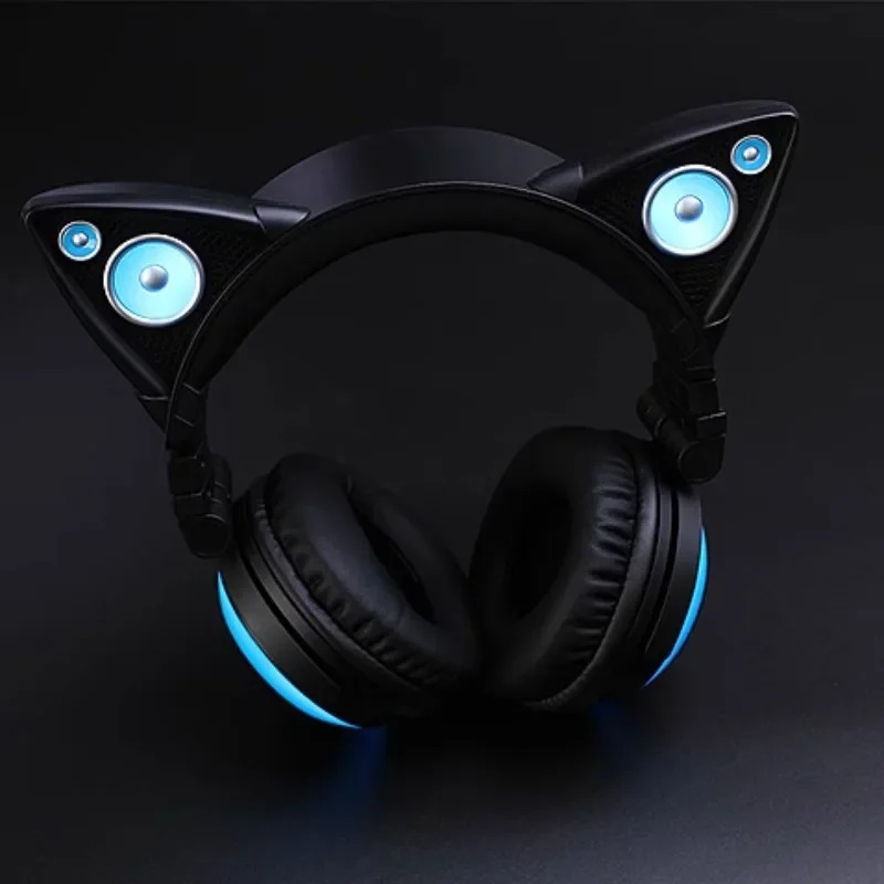 Cat ears bluetooth headset headset stereo sound anchor live the same 12 colours