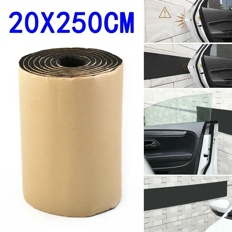 

Accessories High quality New Door Sticker Car Wall Black Bumper Protector Rubber Rubber Plastic Cotton Safety Guard