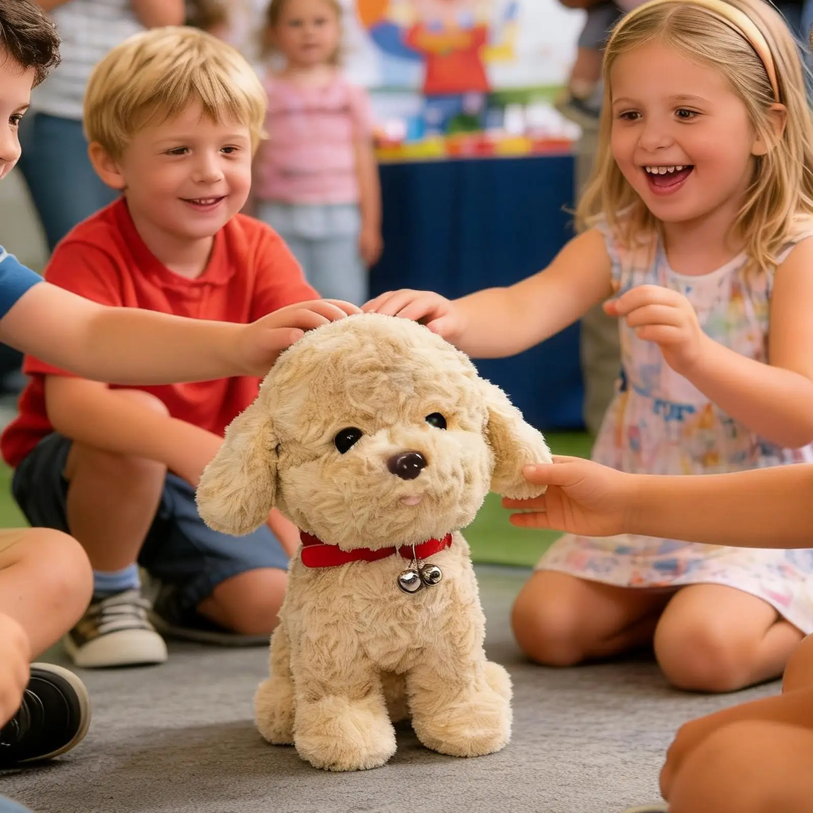 ตุ๊กตาหุ่นยนต์ลูกสุนัขแบบโต้ตอบได้ - ของเล่นสัตว์เลี้ยงเสมือนจริง เคลื่อนไหวได้ พูดได้ ของเล่นสุนัขอิเล็กทรอนิกส์สำหรับเด็ก เด็กชาย เด็กหญิง และวัยรุ่น