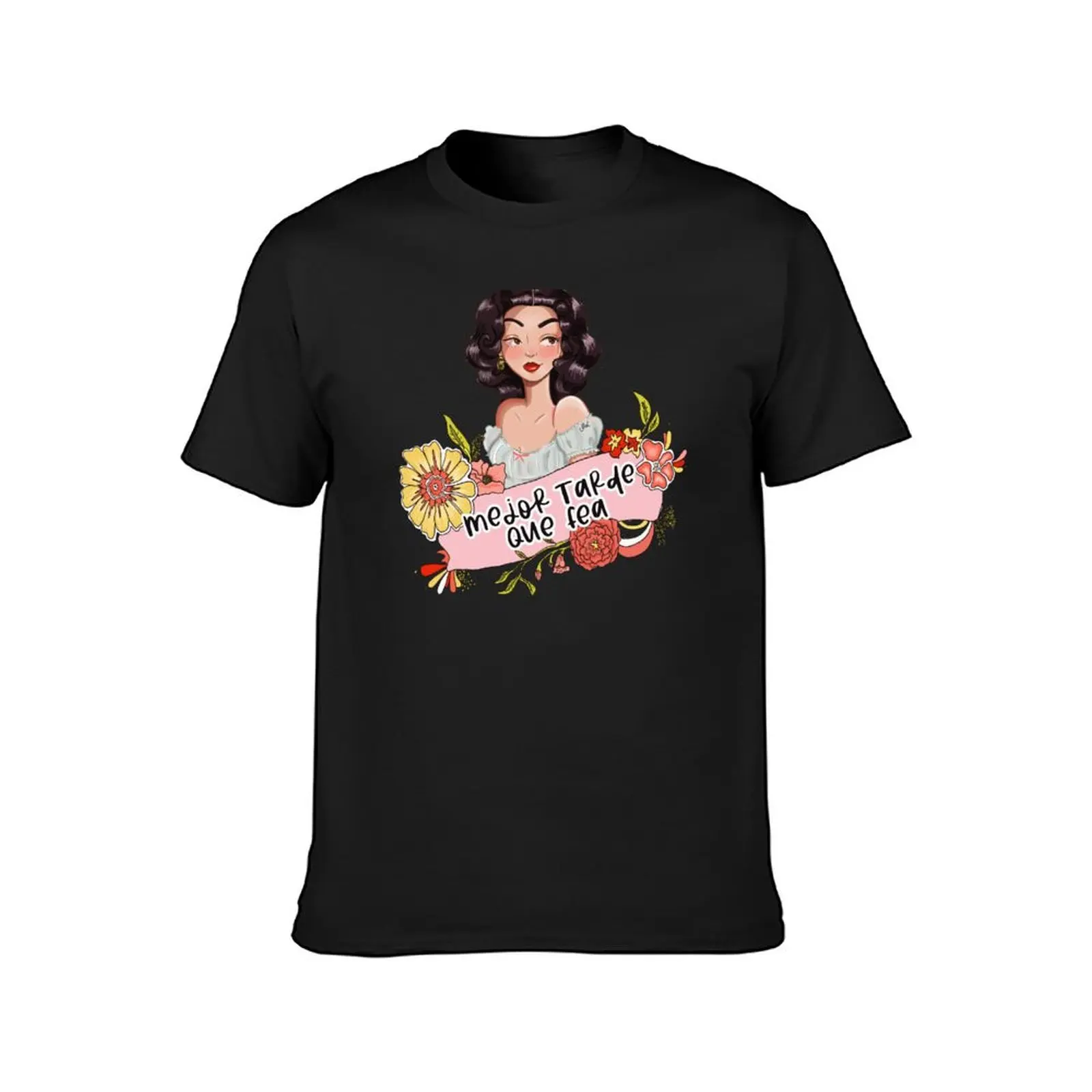 Mejor Tarde Que Fea - Maria Felix T-Shirt kawaii clothes customizeds mens t shirt