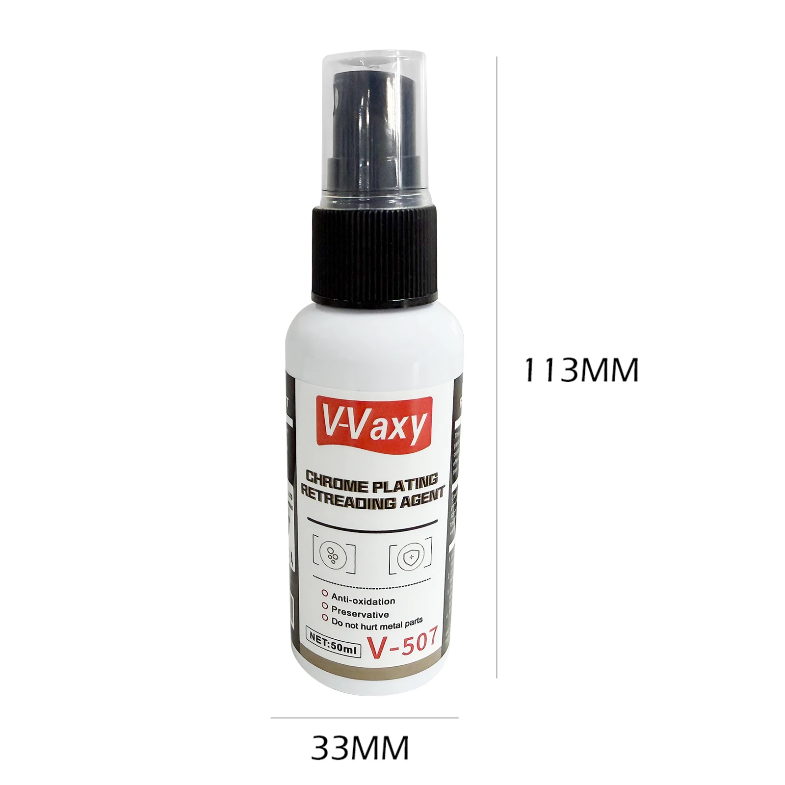 V-Vaxy 50ml Car Paint Iron Powder Remover Cleaner Wheel Hub Rust Cleaning Agent Ordinary Design  Conveninently