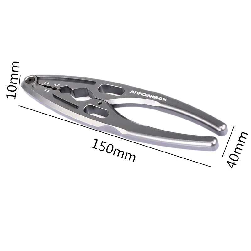 ARROWMAX AM-190025 Multi Shock Clamp V2 (szary) 3.0 3.5 4.0 narzędzie do zabawki zdalnie sterowane samochodów RC