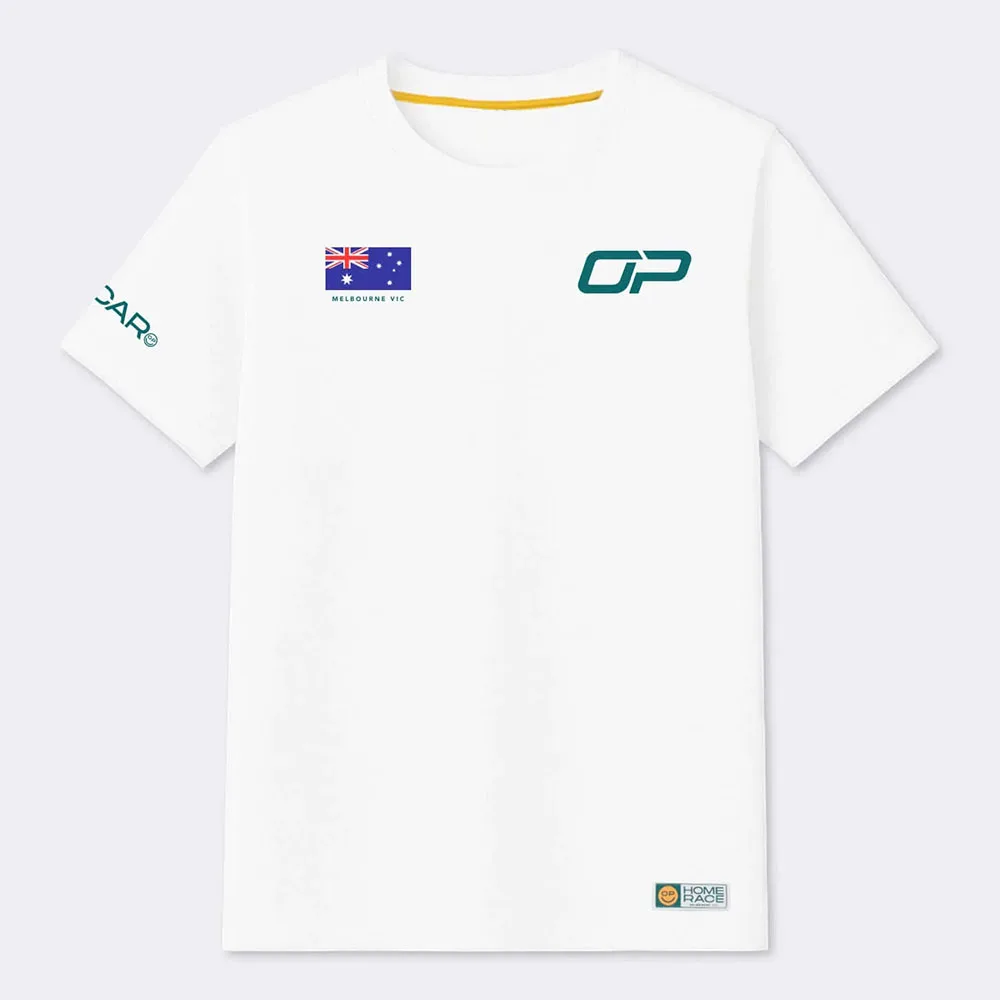 Male Tees Home Race Oscarr Piastri Design T-shirt Graphic Design Printing Tshirts O-neck Summer Short Sleeve Unisex T Shirt Mens