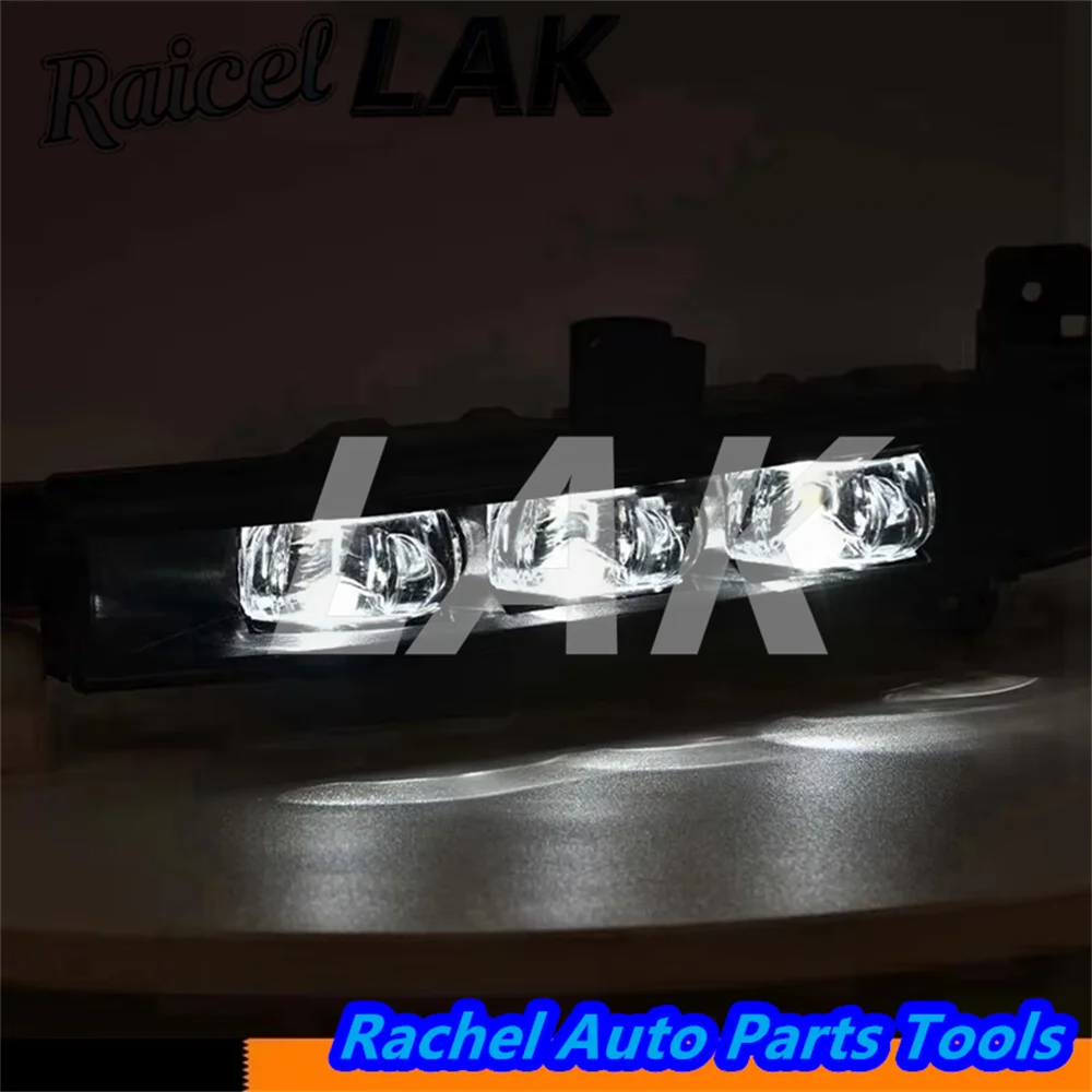 2PCS Amortecedor Frontal LED DRL Lâmpada de Nevoeiro para BMW Série 7 G11/G12 740i/750i 2016-2019 - OE #63177342953