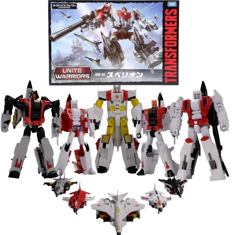 

In Stock Original TAKARA TOMY Transformers UW-01 Superion PVC Anime Figure Action Figures Model Toys