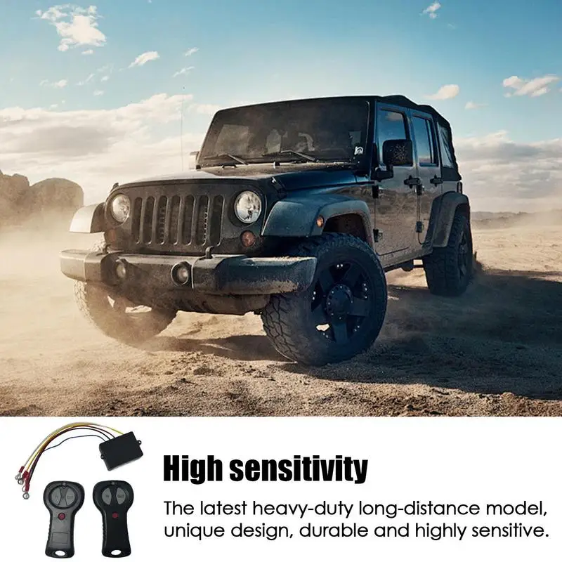 Winch Relay Contactor Wireless Winches Remote Control Recovery Kit Wireless Winches Recovery Kit Handset Controller 2 Remote