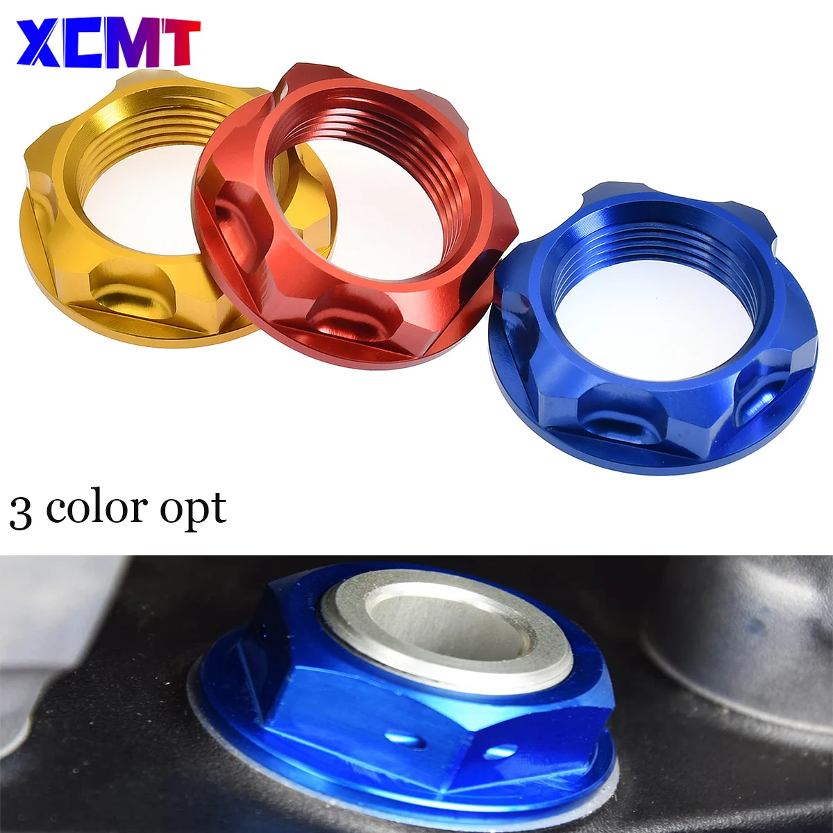 

Motorcycle For Yamaha YZ250F YZ450F YZ125 YZ250 YZ400F YZ426F YZ125X YZ250X YZ250FX YZ450FX WR250F WR450F CNC Steering Stem Nut