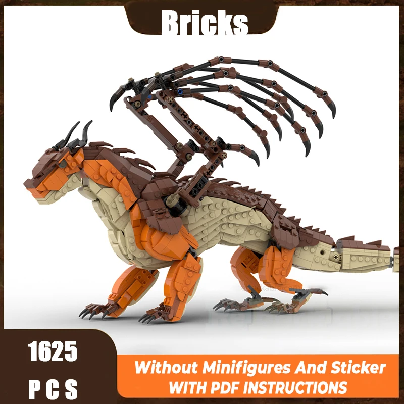 

Изысканный новый продукт MOC, строительные блоки, модель другого мира MudWing Dragon King, модульная детская игрушка в подарок, набор для сборки «сделай сам»