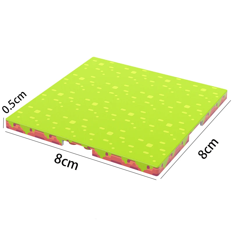 Magnetische bodemplaat Verscheidenheid grondplaten Match magnetische bouwstenen Speelgoed Mijnwereld Pixelstijl voor jongens en meisjes Kinderen Beste speelgoed