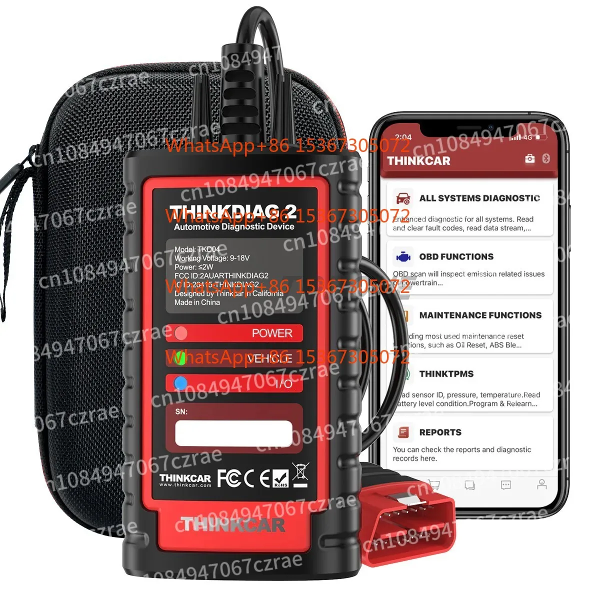 

Thinkdiag2 OBD2 Scanner + 16 Resets