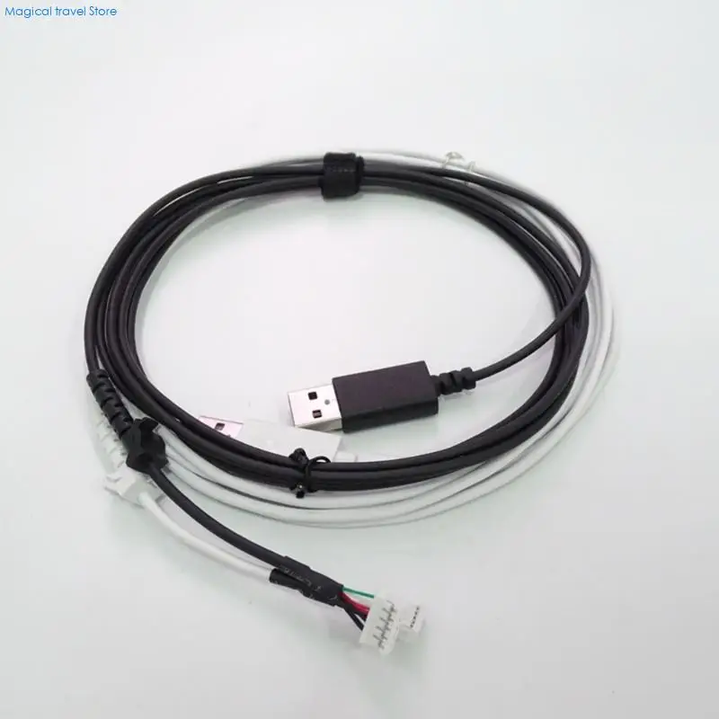 N2UB Precise For G502 Corded Mouse Cable Replacement Set Anti Frictions Feet Skates Set