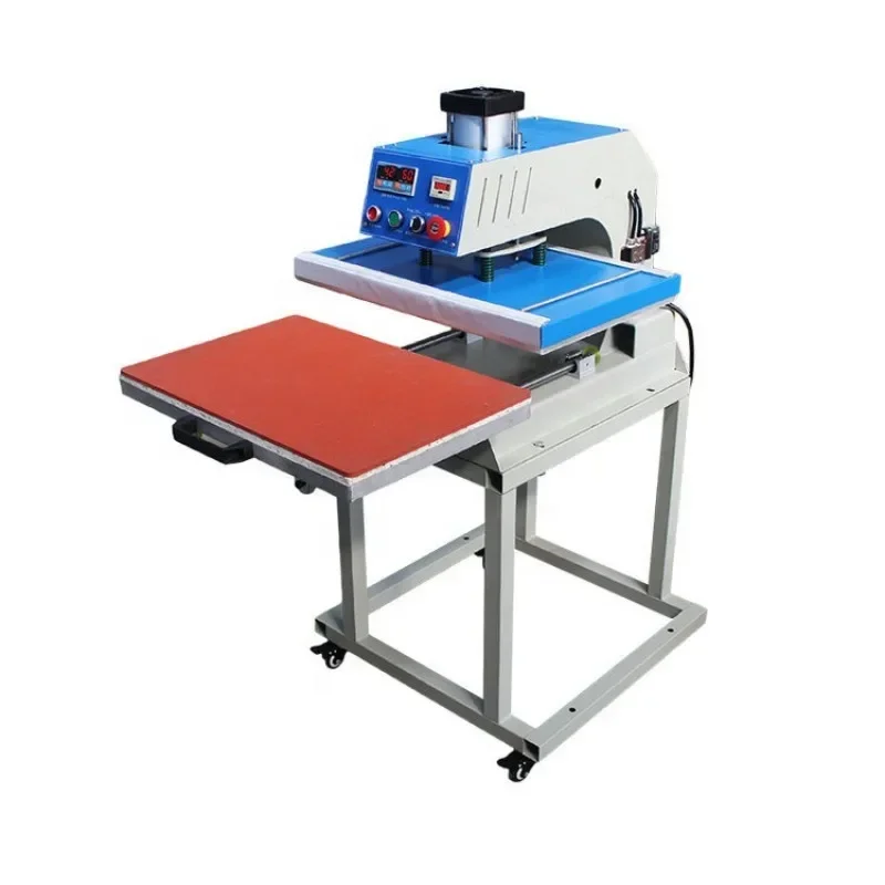 【2026】Single Station Pneumatic Sublimation Heat Press Machine For T-shirts (50*70cm/60*80vm/70*90cm/80*100cm/100*120cm Optional