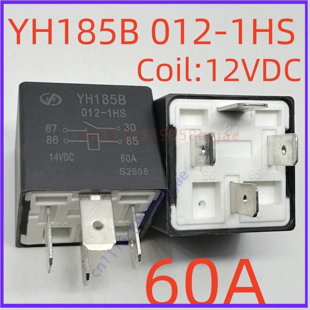10PCS Reliable for 4Pin 60A Relay YH185B 012-1HS V4A Coil 12V