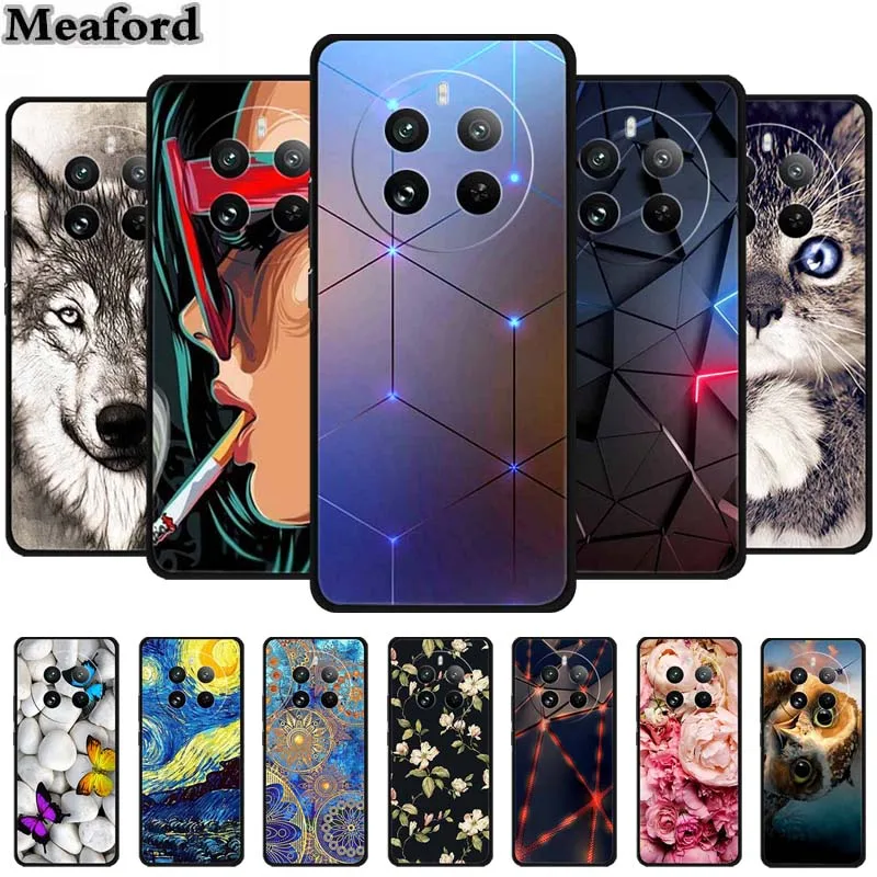 Funda de silicona suave para Honor Magic7 Pro 5G, carcasa trasera de TPU para Honor Magic 7 Pro 5G, Lobo, a prueba de golpes, Capa fresca