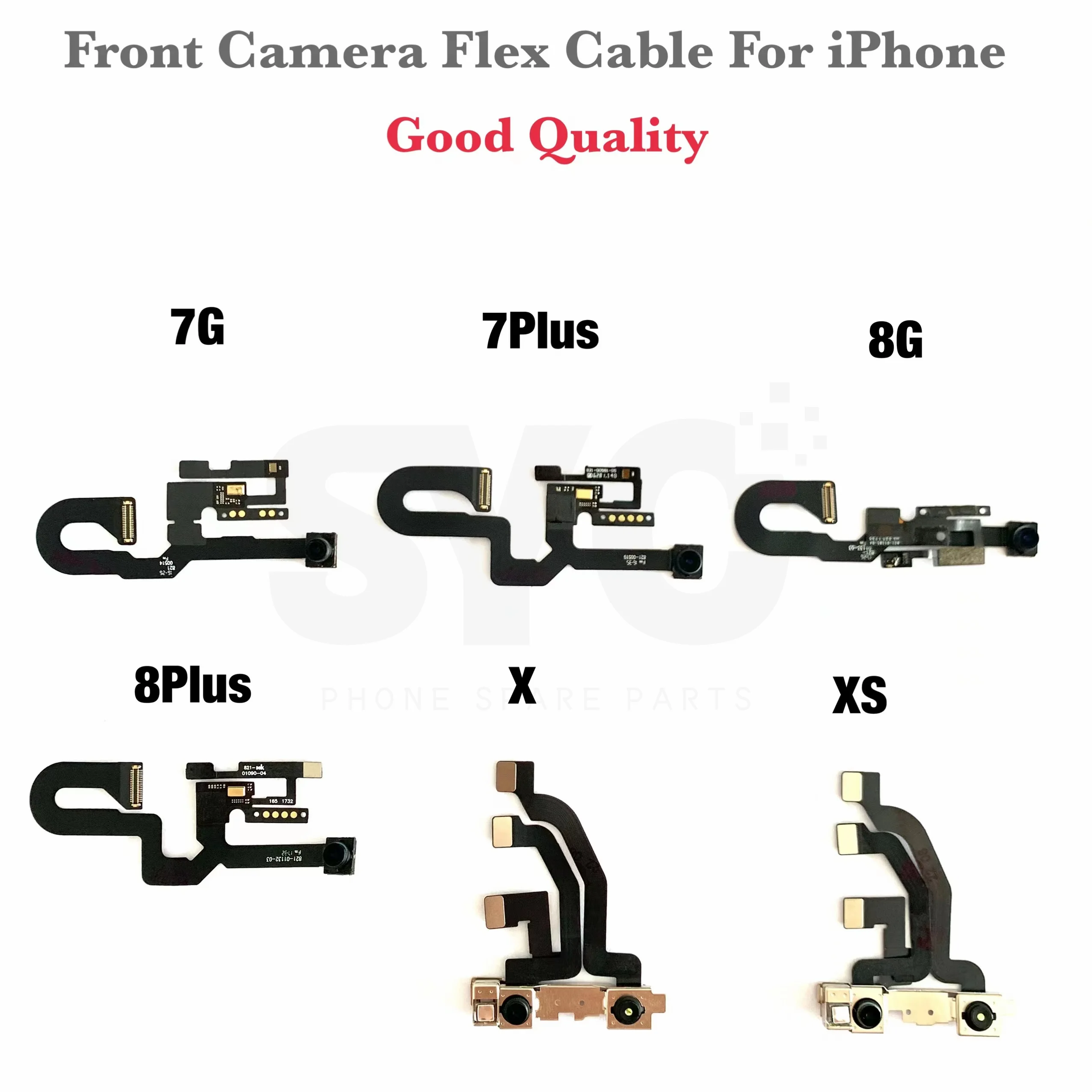 

Small Front Camera For iPhone 7 8 Plus iPhone X XS Max Proximity Sensor Face Front Camera Flex Cable Phone Repair Parts