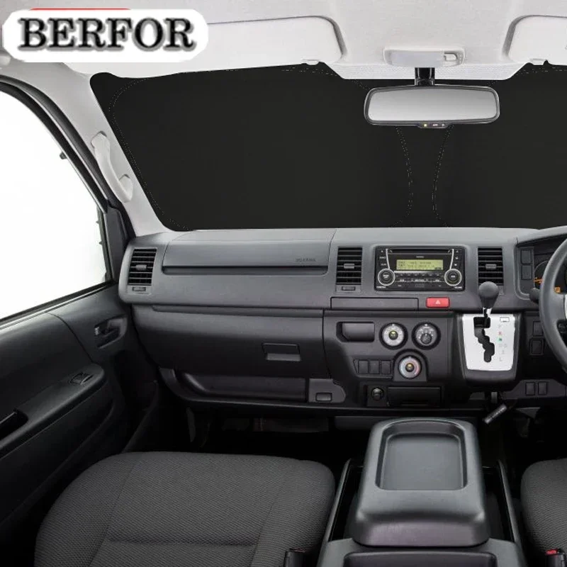 

Для Toyota Hiace 200 2016-2023: Солнцезащитный козырек на лобовое стекло (нано-изоляция), аксессуары для интерьера автомобиля