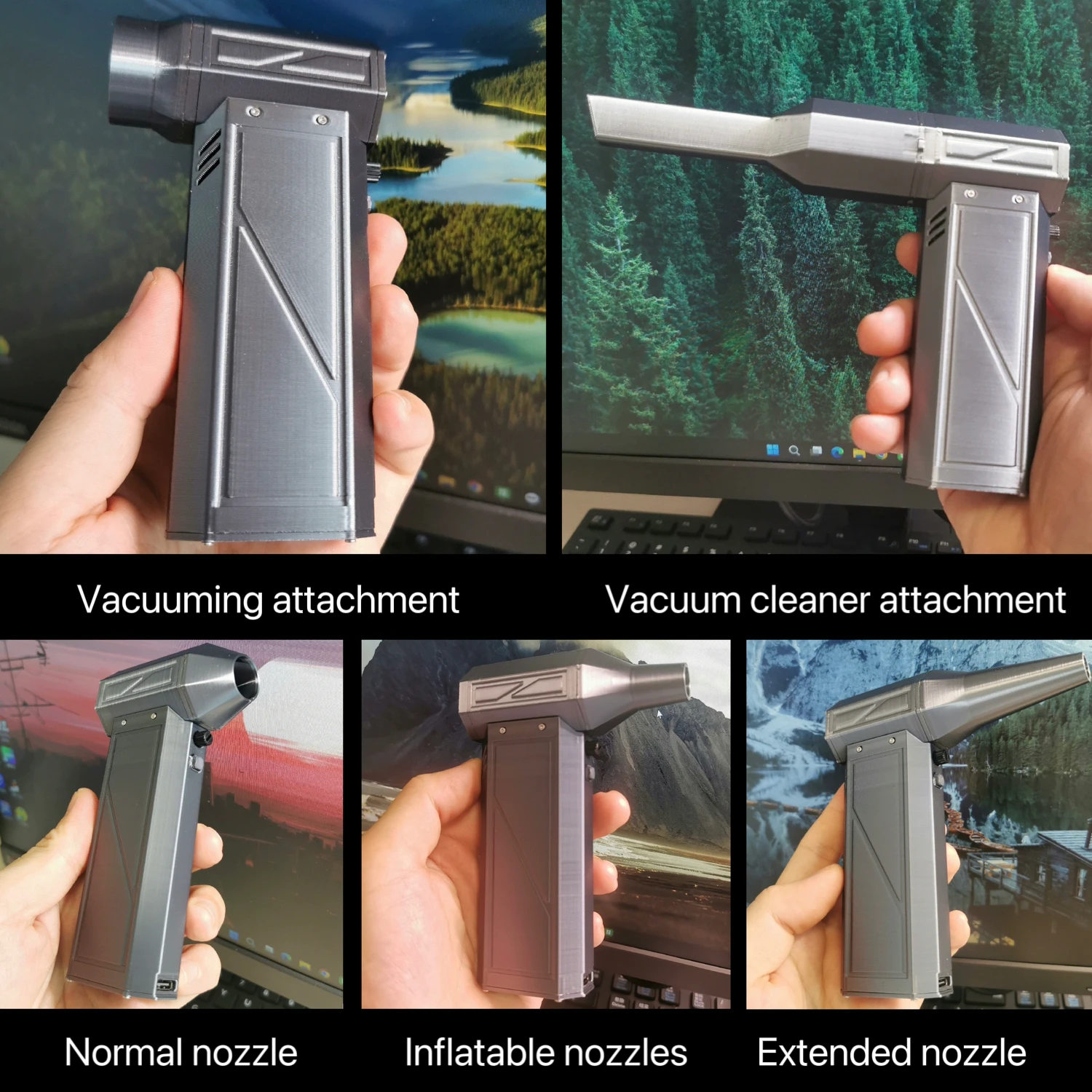 Deluxe Kit Mini Turbo Jet Fan Turbo Fan 110,000 RPM Powerful Blower Vacuum Cleaner with High Speed Duct Fan