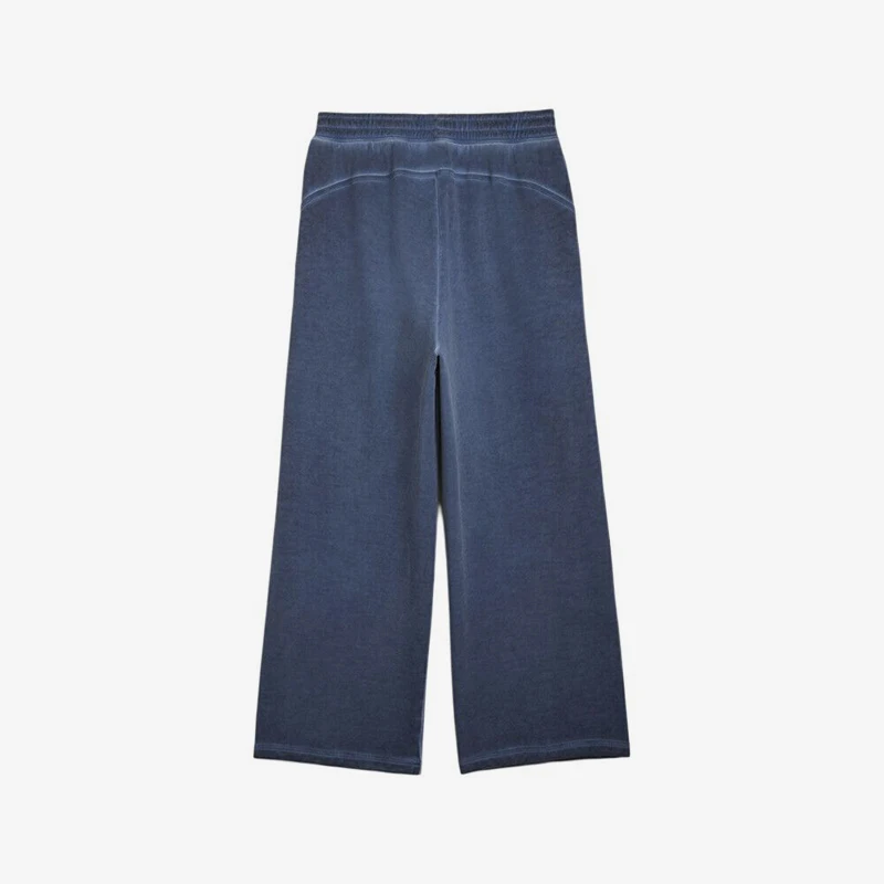 Puma brand soft solid color mid waist pants for men and women, knitted casual pants 635304-80