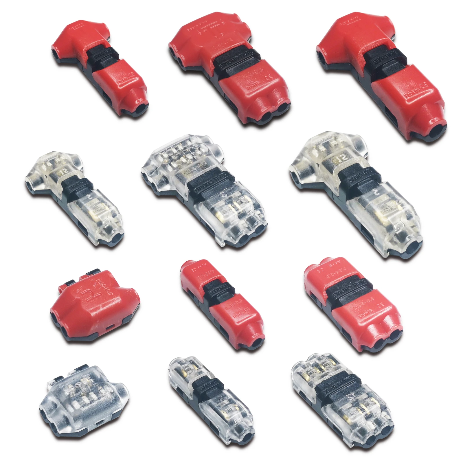 Wire Connector T type Quick Splice Electrical Cable Crimp Terminals for Wires Wiring 22-18AWG LED Car Connectors