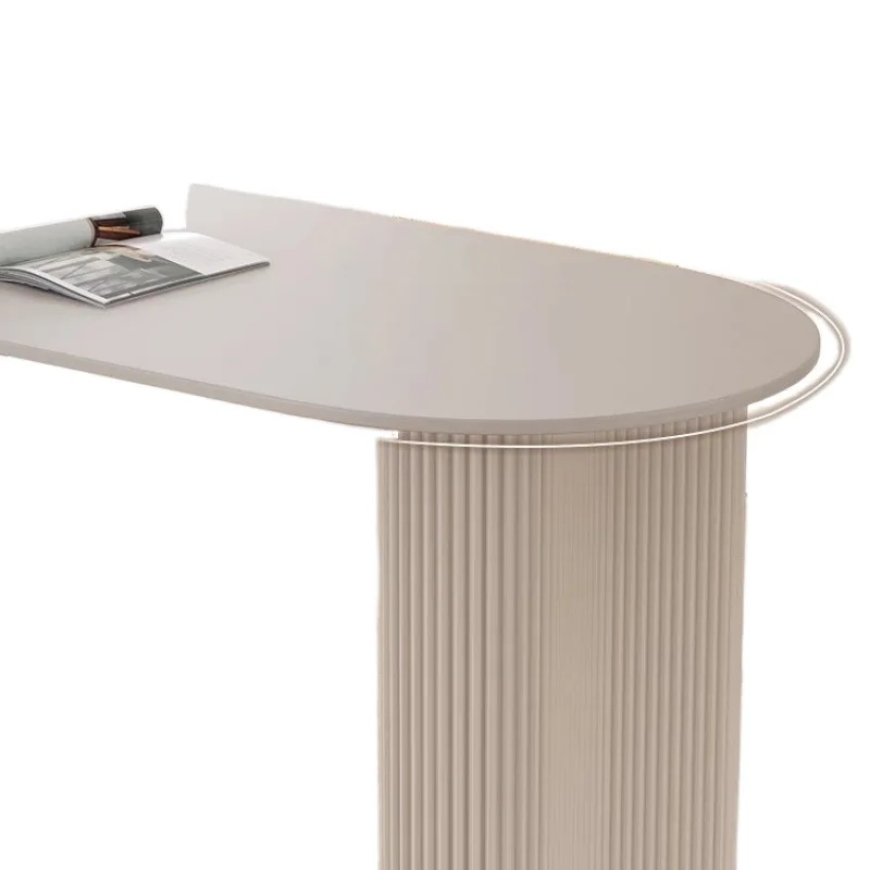 

Light luxury rock slab bar table, household living room, kitchen partition bar table, against the wall