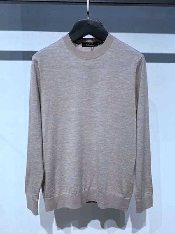 

Autumn Winter Thin Camere f High round Ne Men's Sweater Casual Versatile Warm Commute Comfortable Knitted Woolen Top