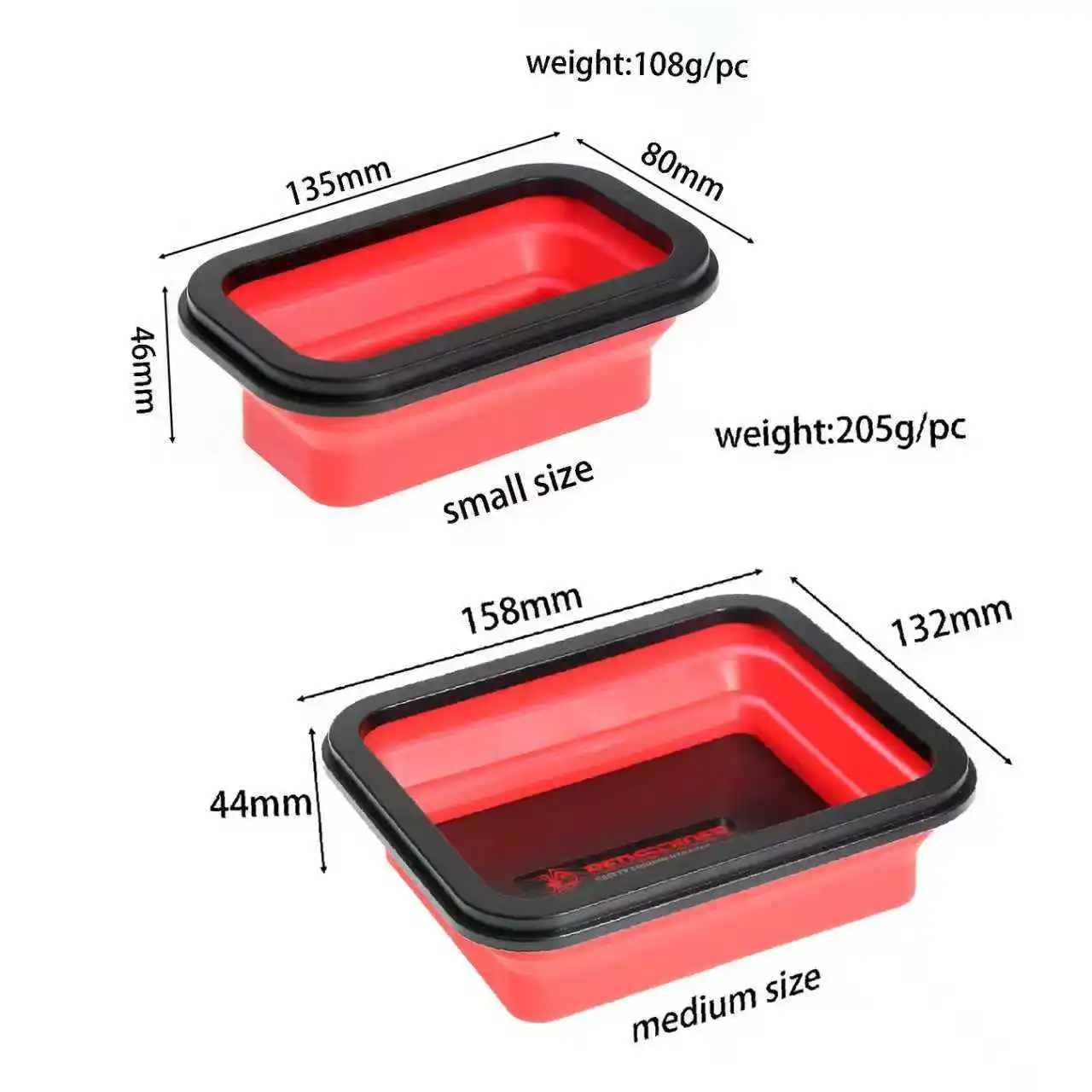 Silicone Material Storage Magnetic Screw Tray Storage Container Ring Electronic Parts Screw Beads Organizer Tray for B