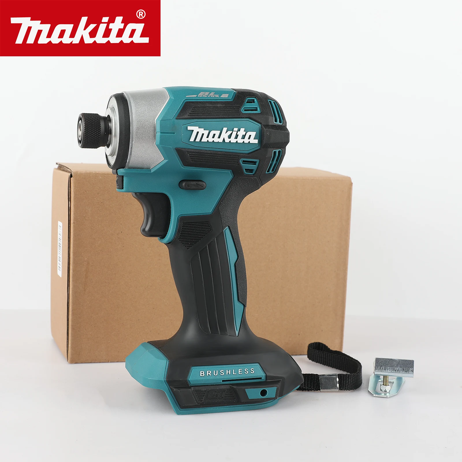 Makita 18V Cordless Impact Driver LXT BL Brushless Motor Electric Drill Wood/Bolt/T-Mode 180 N·M Rechargeable Power Tools DTD173