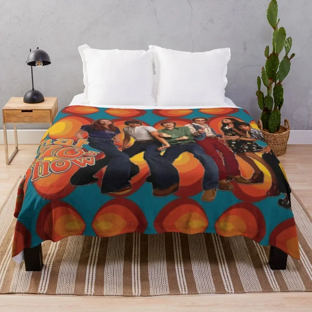 

That 70s Show Circles Promo Throw Blanket Long Lasting Soft Plush Blanket for Daily Use