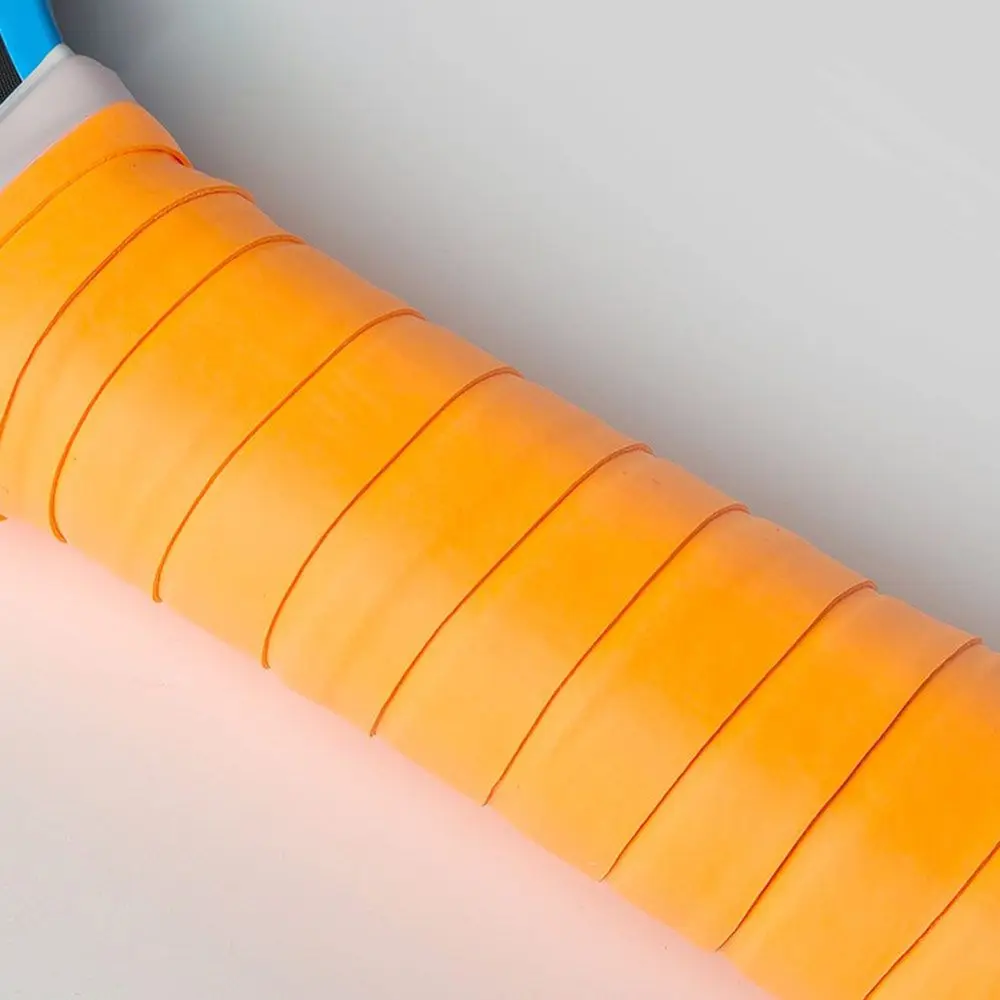 PU Pickleball Paddle Handle Wrap Tape Anti-slip Sweat-Absorbent Pickleball Racket Grip Tape Shock-Absorbing Solid Color