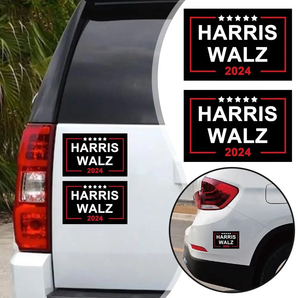 

Harris Walz 2024 Stickers,2 pc Support Kamala Harris Campaign Vinyl Car Presidential Stickers Bumper Decal Walz Tim 2024 J8N4