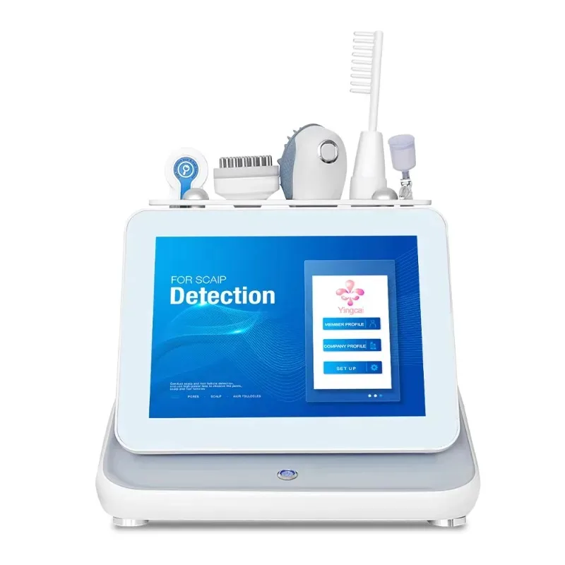 

New 5in1 Digital Hair and Scalp Analysis Beauty Device AI Comparison Mode USB Stores Data Hair Analyzer Machine for Health
