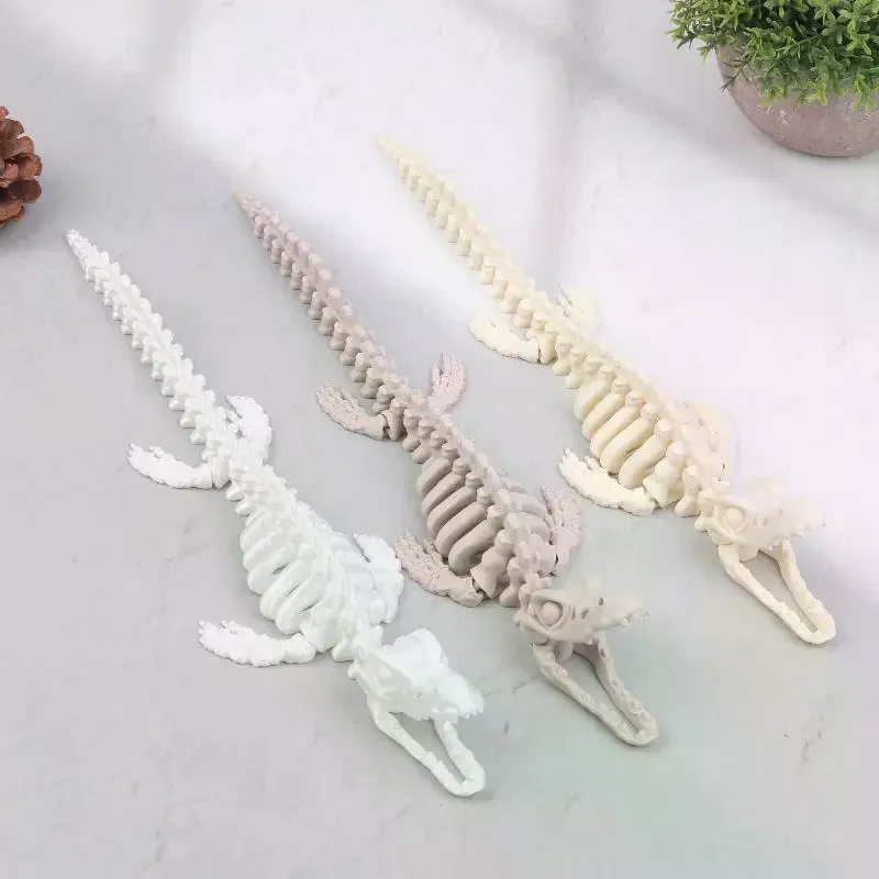 1PCS Realistic Skeleton Replica Aquarium Decoration Dinosaur Skeleton Model For Fish Tank Decoration