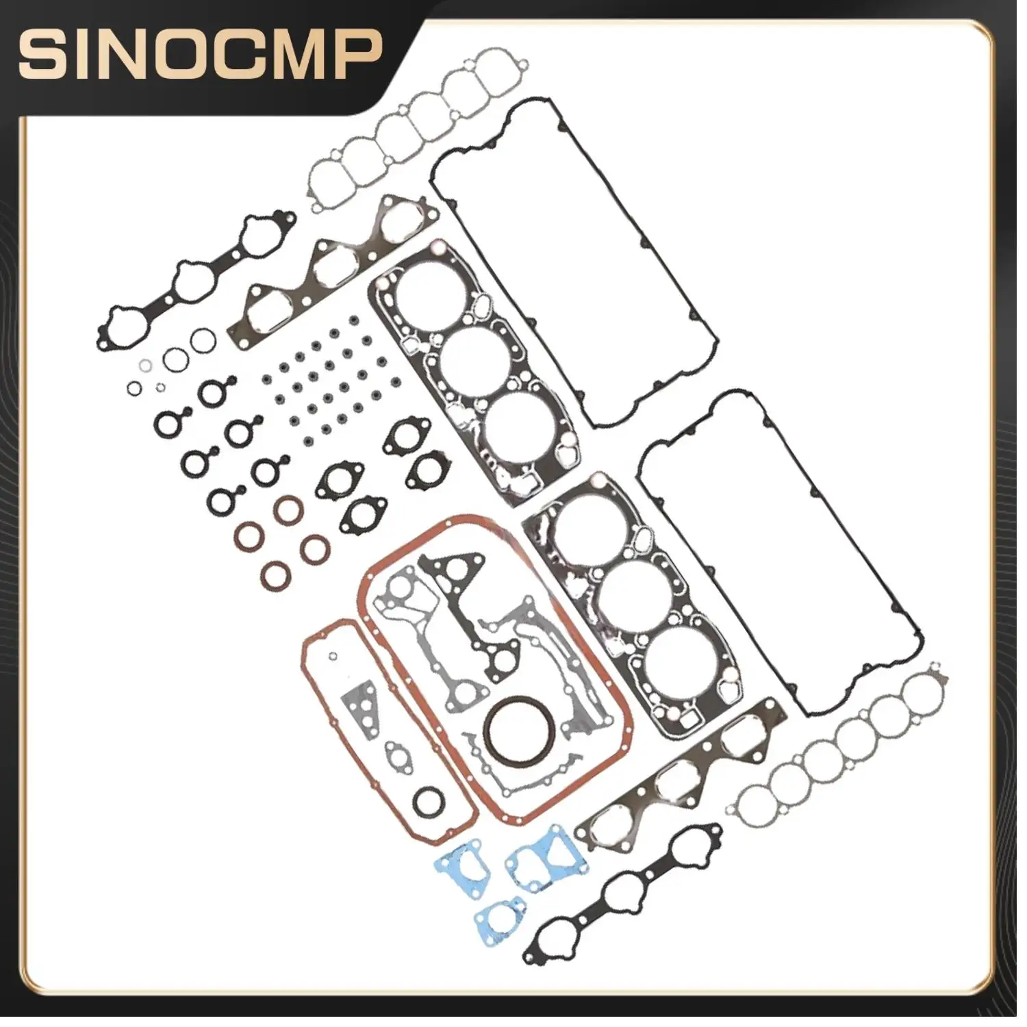 

Engine Overhaul Gasket Seals Kit FOR Mitsubishi Montero 2001-2002 6G74 SOHC 1Set