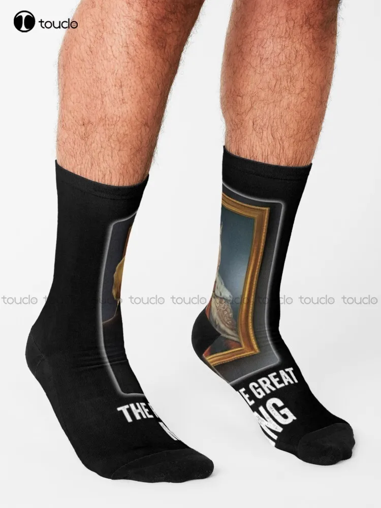 Maga King Trump Ultra President Happy Maga King Make America Great Again Biden Trump 2024 Socks Black Baseball Socks New Popular