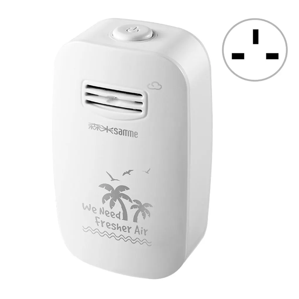 Air Purifier Mini Household Negative Ion Generator Home Bathroom Bedroom Office Air Cleaner Freshener UK Plug