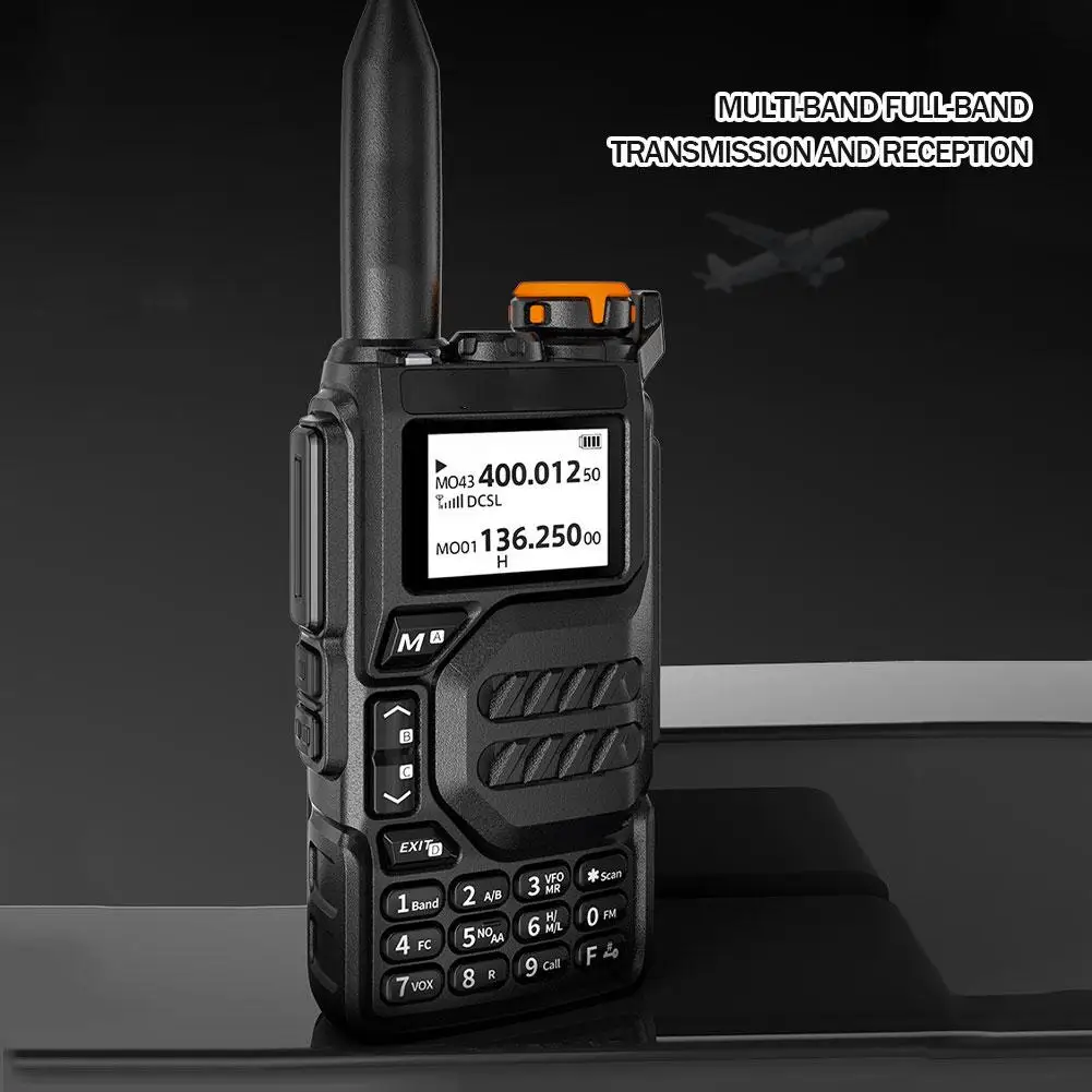 Walkie-talkie de UV-K5 modificado Si4732, mejora de recepción de onda corta, soporte de transmisión de banda completa multibanda, cifrado de Seguridad