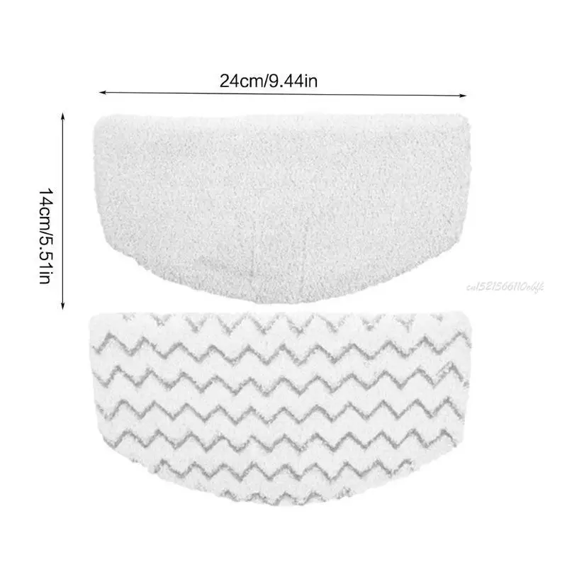 27rb 2pcs/Lot Lot Soft Microfiber Mop Pads for Bissell 1132 1252 Series Steam Mop Pad 1132 1543 1530 1652