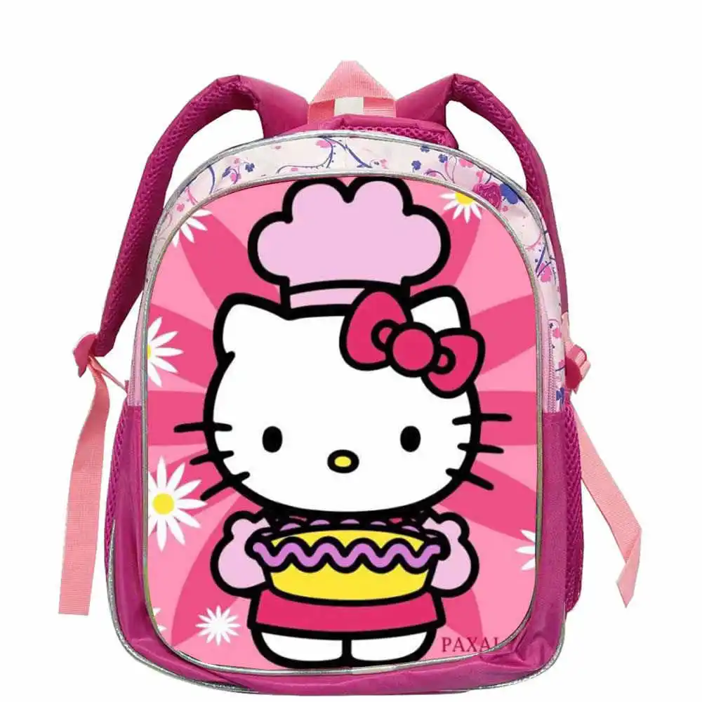 Sac à Dos d\'École Rose Hello Kitty pour Bébé Garçon et Fille Cartable de Maternelle