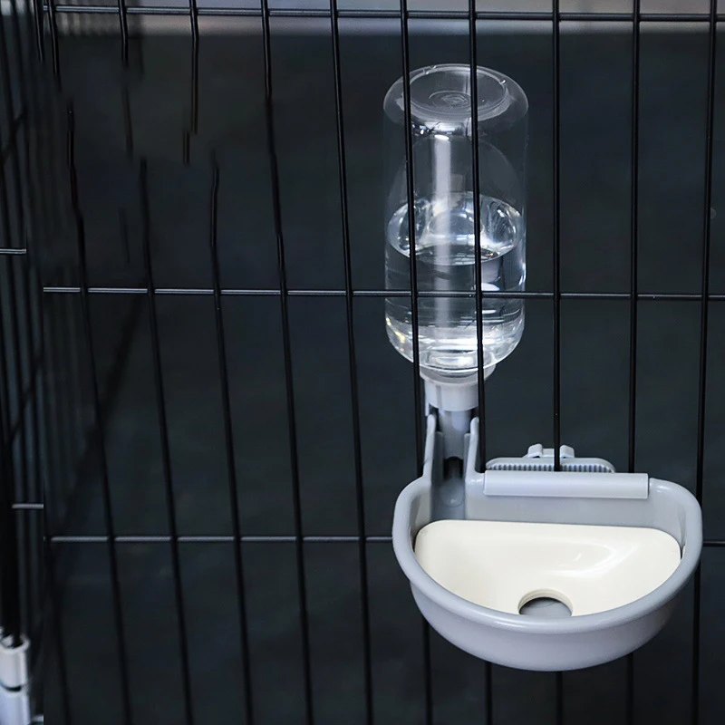 Rabbit Drinker For Cage 480ml Water Feeder Anti-Drip Water Bowl Dog Drinker Hanging Water Bottle Dispenser For Dog Cat Rabbit