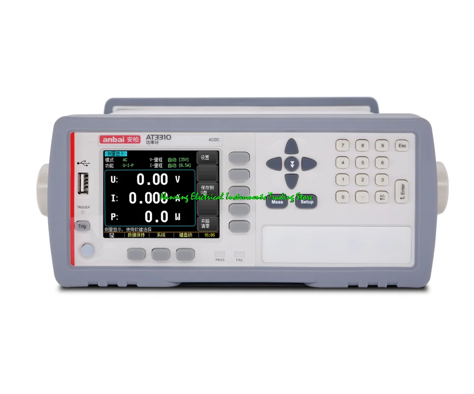 Fast arrival AT3310 1000V30A AC DC DIGITAL POWER METER INPUT JUDGING AND WARNING RS232 HANDLER INTERFACE 