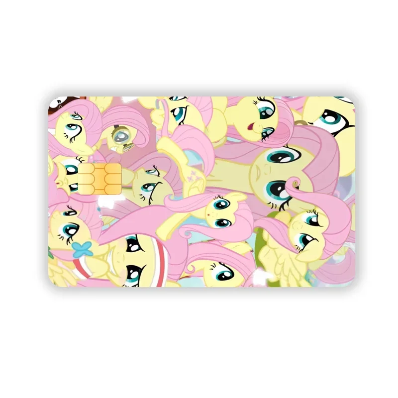 Autocollant imperméable en PVC Pony Paumovies Baby, bande de film Anime, autocollant de carte de crédit, cadeau de décalcomanie, arc-en-ciel Kawaii