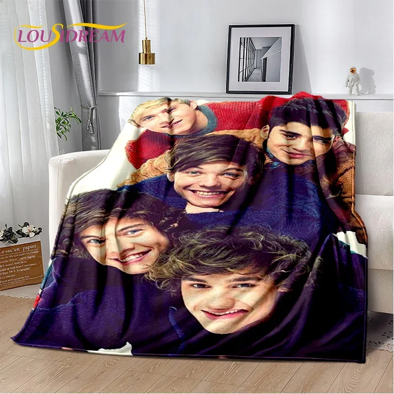 

1D Rock-One Direction Combinatio Soft Flannel Blanket for Beds Bedroom Sofa Picnic,Throw Blanket for Cover Outdoors Leisure Gift