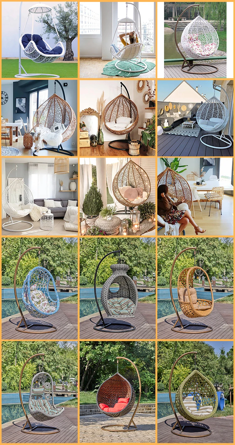 Indian Indoor Swing 2 Seat Summer Chair To Cafe Rocking Cushion Cane Hanging Basket Frame Rattan White Porch Black China Globe